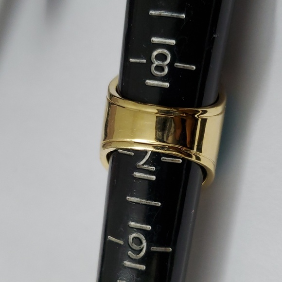 Sterling Silver 925 Gold Art Deco Ring - Picture 2 of 9